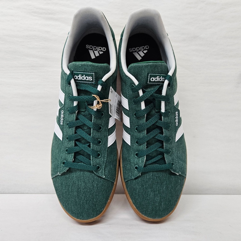 Adidas Daily 3.0 Sneakers IF7487 Collegiate Green White Gum Men's Size 13 - Picture 6 of 10